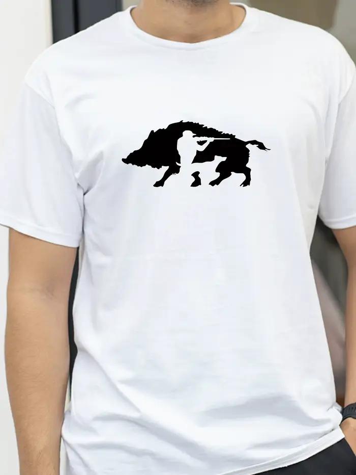 T-shirt de chasse créatif pour la chasse au sanglier
