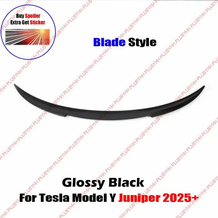 Accessoire sportif pour Tesla Model 3 et Model Y Spoiler Trunk Juniper 2025 ABS Noir Blanc Argent Bronze Blanc Brillant Gris Foncé Gris Clair Jaune Bleu Marine Bleu Fuchsia Bourgogne Brun Ivoire Lavande Occasions spéciales pour collectionneurs et passionnés