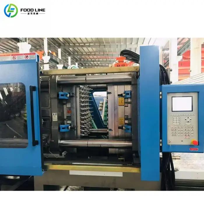 Machine industrielle de fabrication de préformes en plastique de haute précision, équipement d'injection PET personnalisé à faible perte de puissance