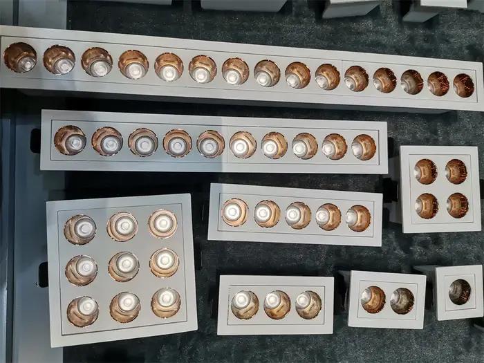 Dimmable LED Downlight Spot lumière ligne lumière 3W 6W 12W 15W 30W 45W barre créative linéaire long