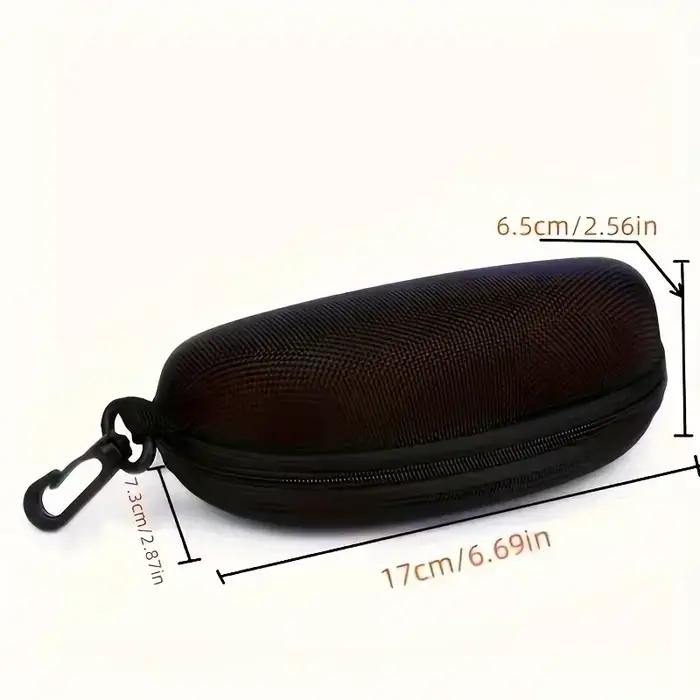 Boîte de protection de lunettes de soleil à fermeture éclair Portable, 5 paquets, étui à lunettes, b
