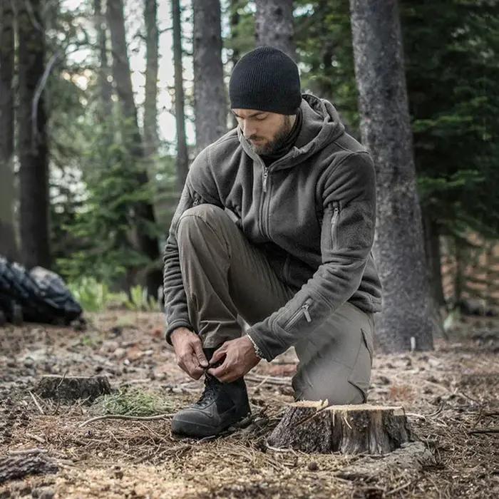 Veste à capuche polaire pour homme