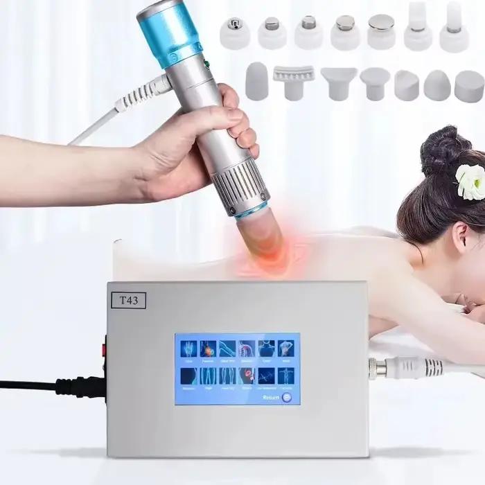 Équipement de physiothérapie Portable pour ondes de choc, masseur, stimulateur musculaire, Machine é