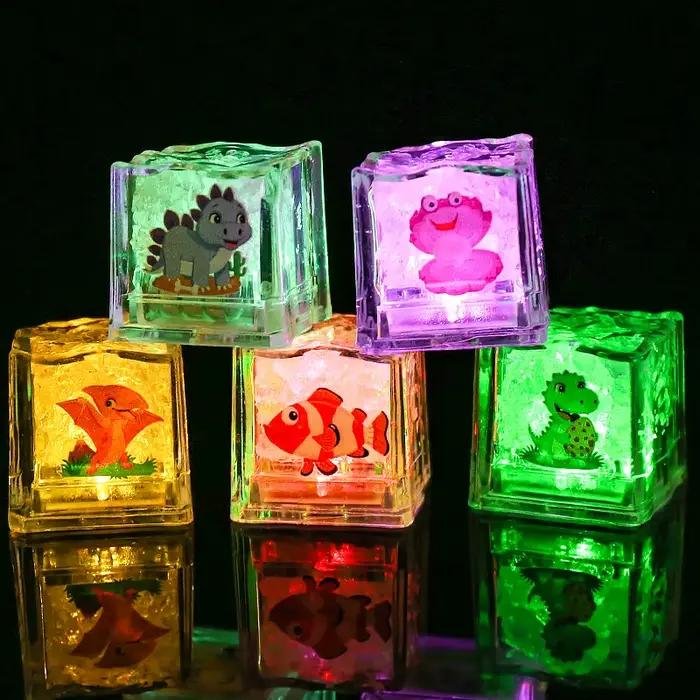 Jouets de bain pour bébé, baignoire lumineuse LED, lumières sous-marines colorées changeantes, jouet