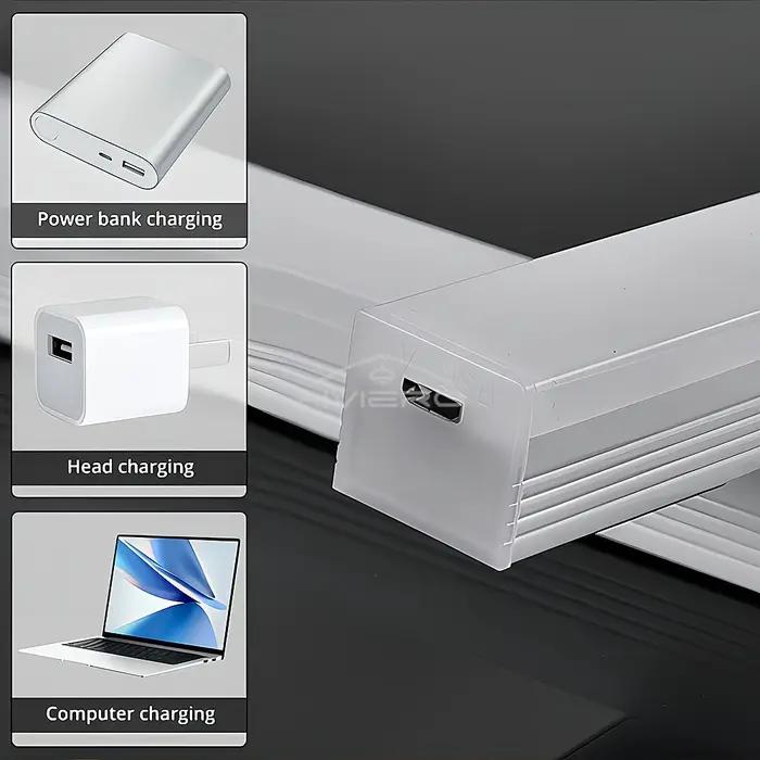 Veilleuses rechargeables avec capteur de mouvement Usb, pour décoration de chambre, placard de maiso