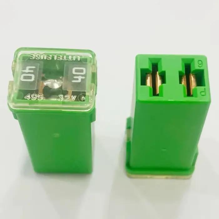 0495 Littelfuse 20A 25A 30A 40A 50A 60A Fusible à cartouche 0495020 0495025 0495030/040 0495050 0495060.Z Fusible JCASE 32V