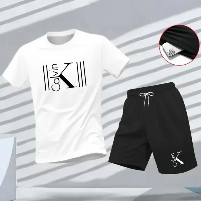 "2025 T-shirt imprimé à motif de sport respirant pour hommes T-shirt à manches courtes à la mode déc