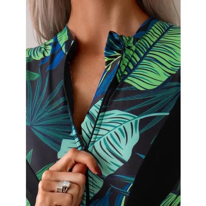 Maillot de bain une pièce pour femme, grande taille, fermé, push up, body, pour piscine, vêtements d