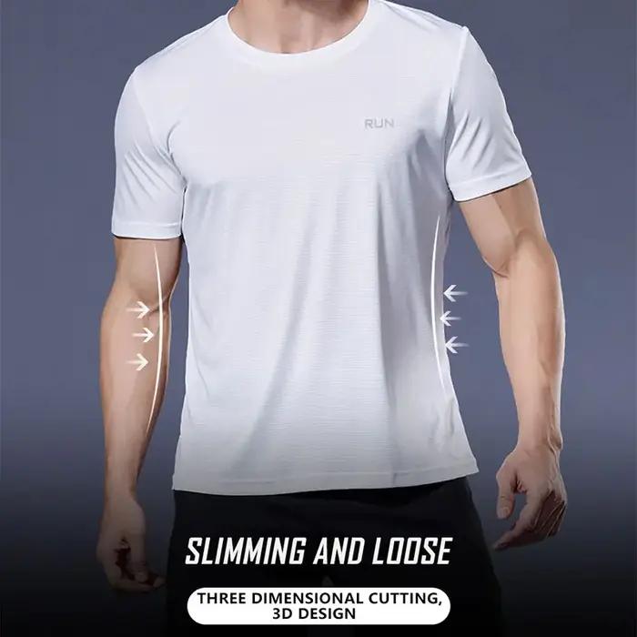 Maillot de Course à Séchage Rapide pour Homme, TShirt de Football, Vêtements de Sport, Fitness, Comp