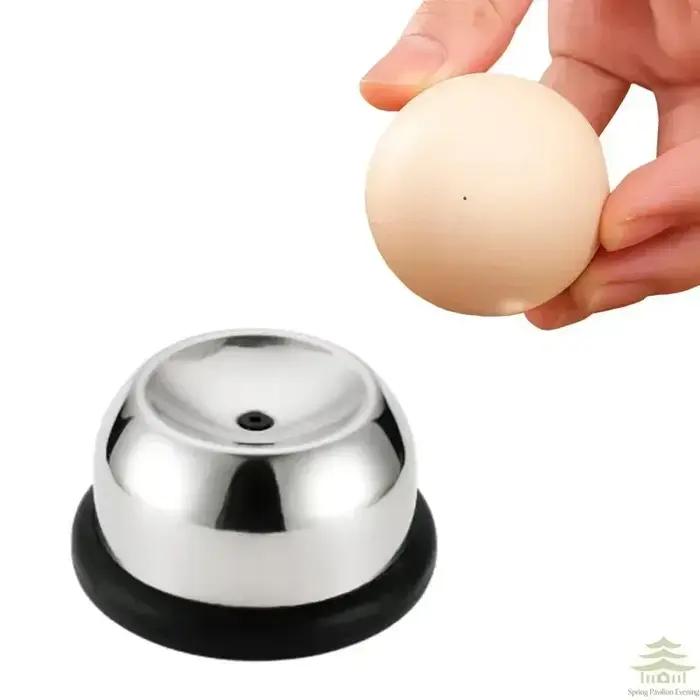 Perforateur d'œufs, aiguille en acier inoxydable, perforateur de trous pour œufs, séparateur de trous pour œufs pochés, outil de cuisine et de boulangerie pour œufs crus
