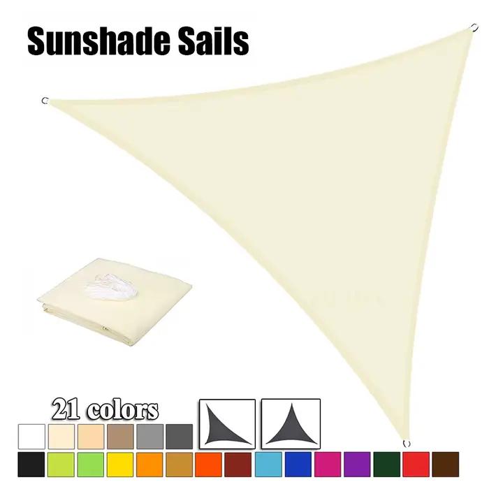 Abri solaire étanche 5x5x5/2x2x2M, Protection pare-soleil triangulaire, auvent extérieur, jardin, Pa