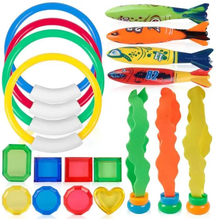 Été enfants natation poulpe piscine jouets de plongée Sports nautiques jeu d'eau jouets bâton de plo