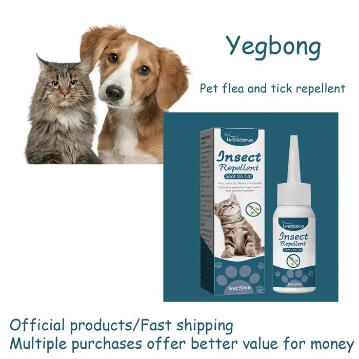 Gouttes anti-grippage pour animaux de compagnie, pour chiens et chats, dissolvant d'acariens Anti-po