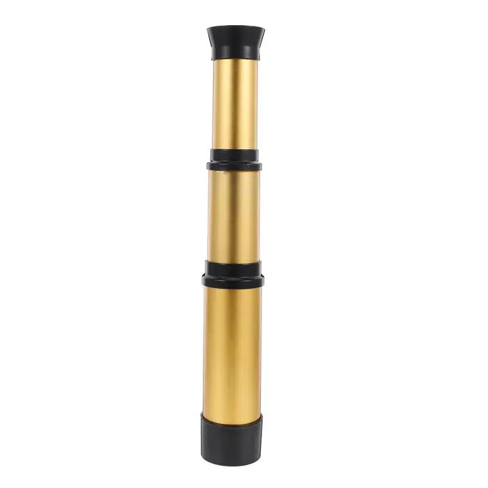 Télescope rétractable pour enfants - Jouet scientifique éducatif en argent ou or pour expériences
