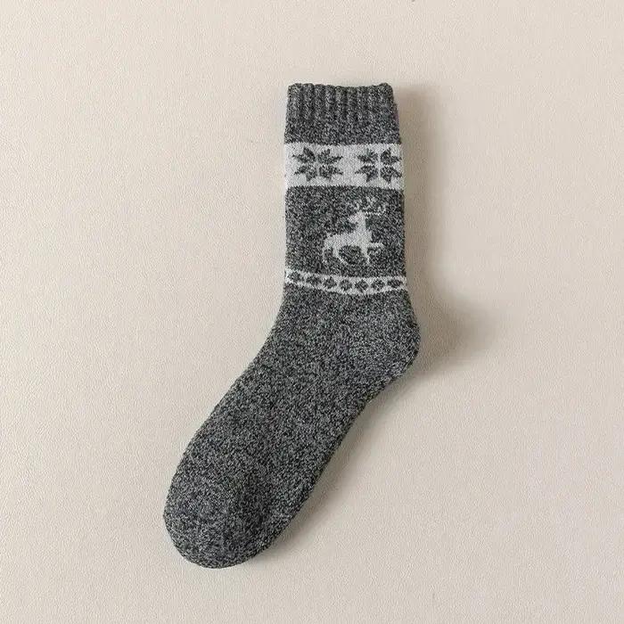 Chaussettes chasse laine épaisse hiver - thermiques pour randonnée cynégétique grand froid
