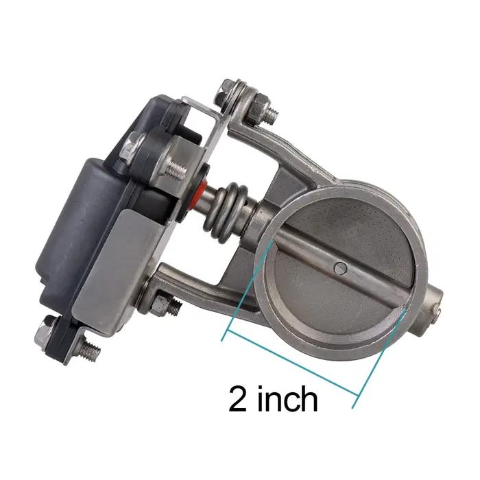 Vanne de contrôle d'échappement électrique 2 "/2.36"/2.5 "/2.75"/3 "pouces vanne de contrôle d'échap