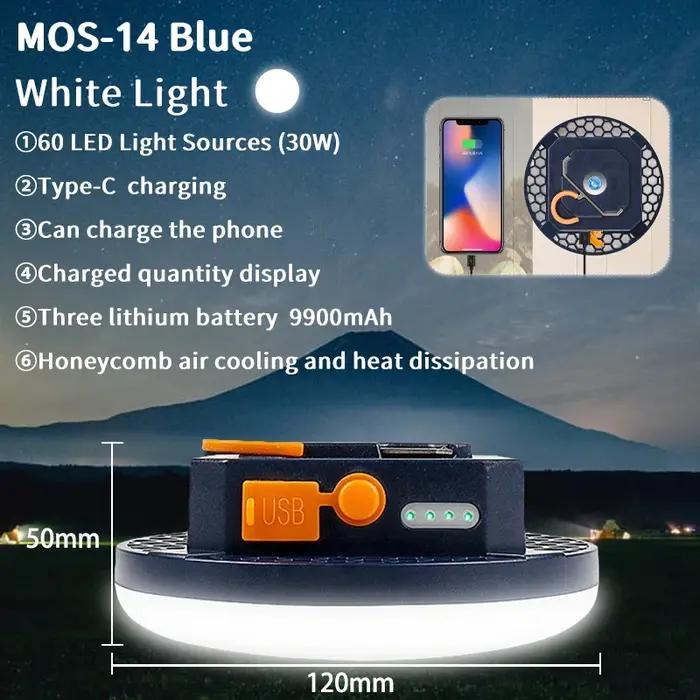 9900mah longue endurance 30w haute puissance Camping lanterne portable