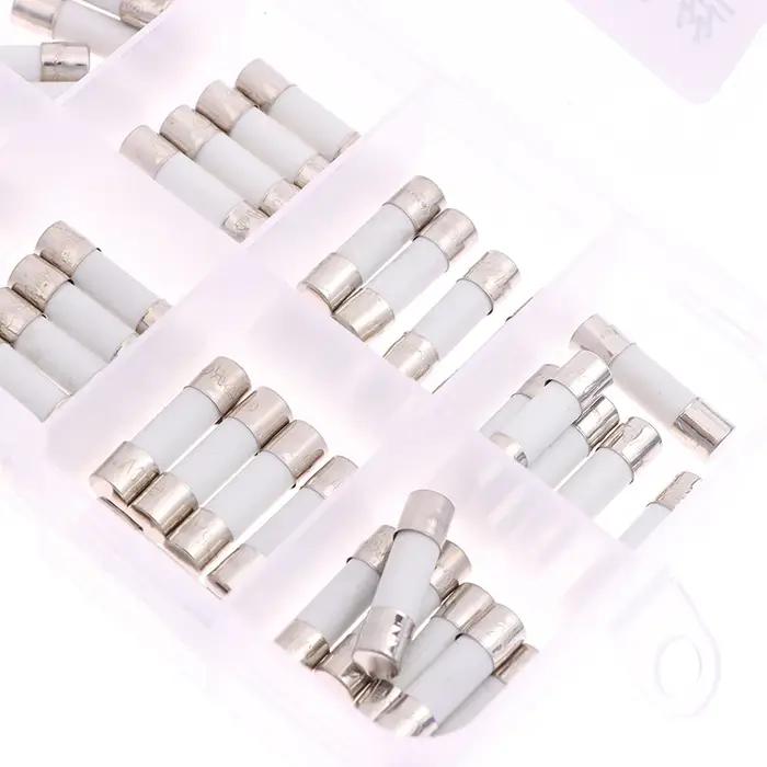 Cartouche de fusibles en céramique 100 pièces 5mm x 20mm pour sécurité domestique et professionnelle haute tension 250V