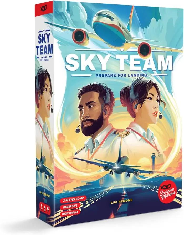 Sky Team, jeu de société, jeu coopératif, à partir de 10 ans, 2 joueurs | 20 minutes