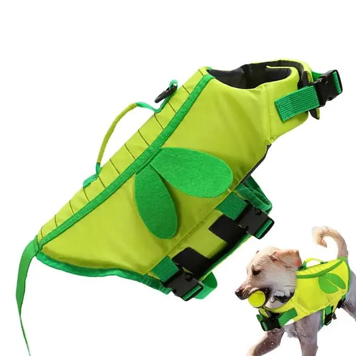 Gilets de sauvetage pour chiens pour la navigation de plaisance, gilet d'eau imperméable Ripstop ave