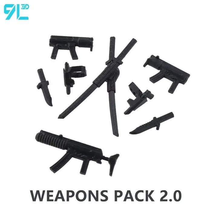 Pack d'armes 4.0 pour 9L3D Titan13 Lucky13 T13 Dummy13, figurine d'action, ensemble d'extension d'ar
