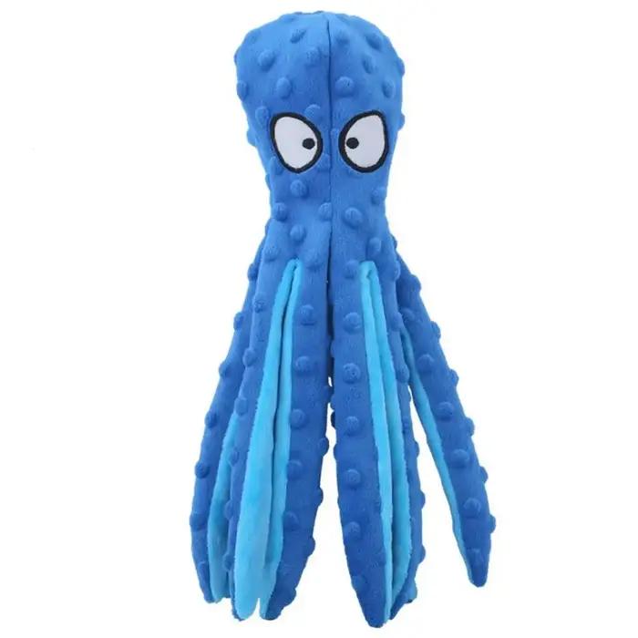 Jouet pour chien en forme de coquille de pieuvre, jouet en peluche pour chien pour le nettoyage des