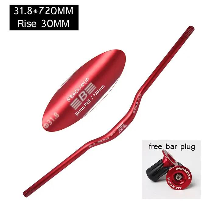 BUCKLOS 25.4mm 31.8mm guidon de vélo 620/660/720/780mm