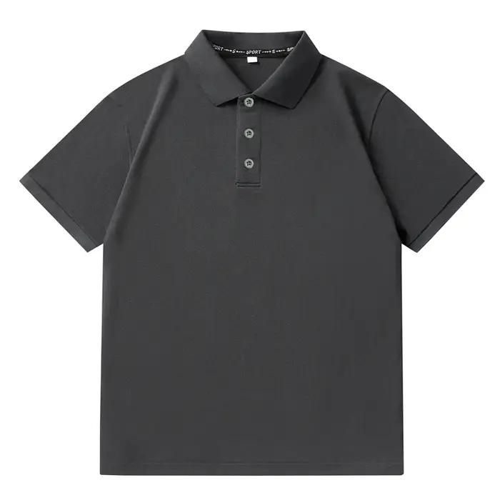 Hommes grande taille Polo surdimensionné 6XL 7XL été à manches courtes t-shirts noir ample homme chemise