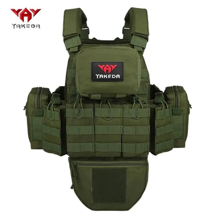 Gilet de chasse modulaire multifonctionnel YAKEDA avec bretelles réglables et amovibles pour hommes activités plein air et chasse occasions spéciales