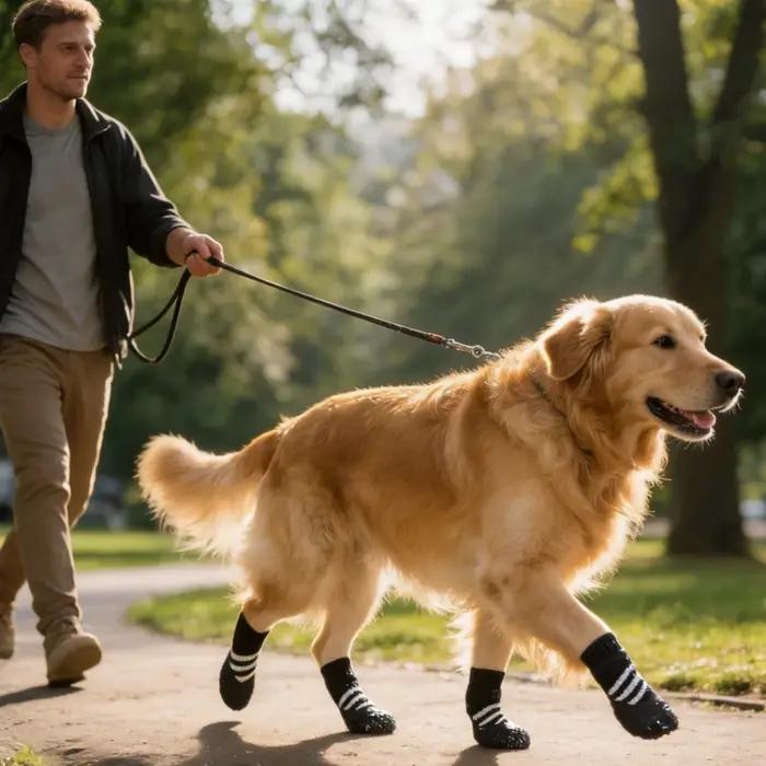 Bottes imperméables et respirantes pour chiens de grande taille, semelles antidérapantes pour chiots, bottes de pluie pour chiens, protection des pattes de chien pour printemps été