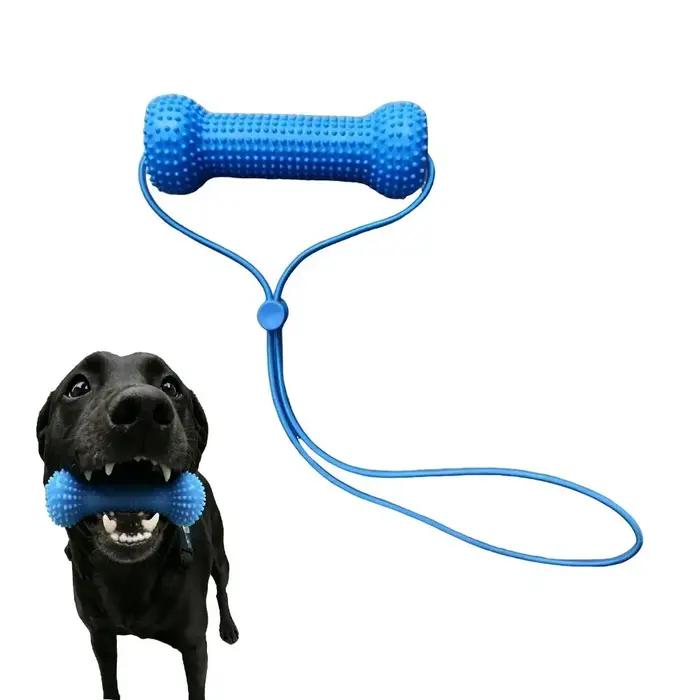 Brosse à dents en plastique pour chiens jouet à mâcher interactif pour petites et moyennes tailles occasions spéciales et quotidienne