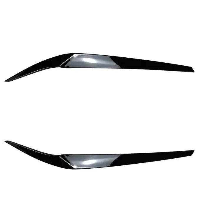 2 pièces ABS brillant phare mauvais sourcils paupières pour BMW G30 G31 F90 5 série 520d 525i 530i 530d 550i M5 2017-202