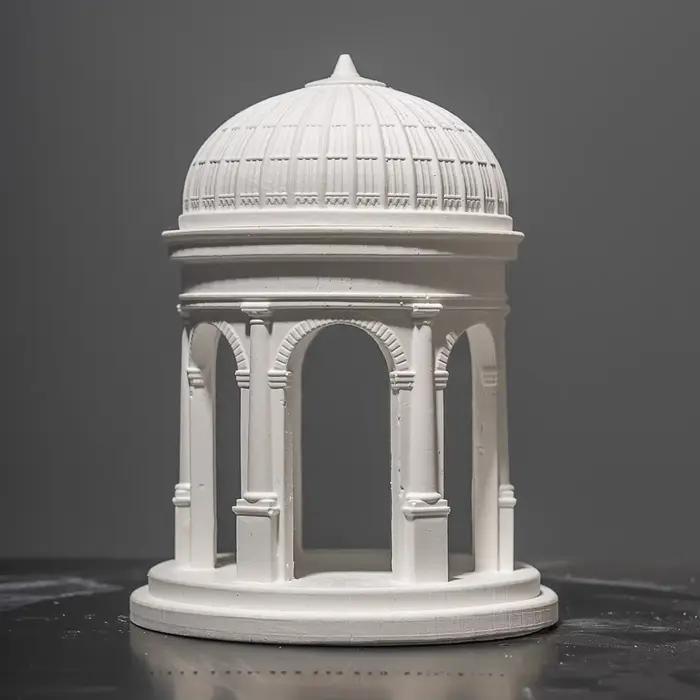 Architecture de palais de dôme de style européen