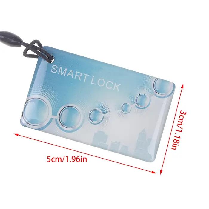 Serrure de porte intelligente Tuya TTlock BLE avec détection d'empreintes digitales et 10 cartes IC RFID pour une sécurité future à domicile occasions spéciales
