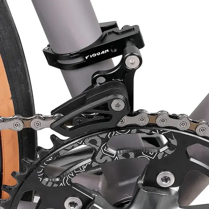 Guide-chaîne de vélo réglable à fixation directe