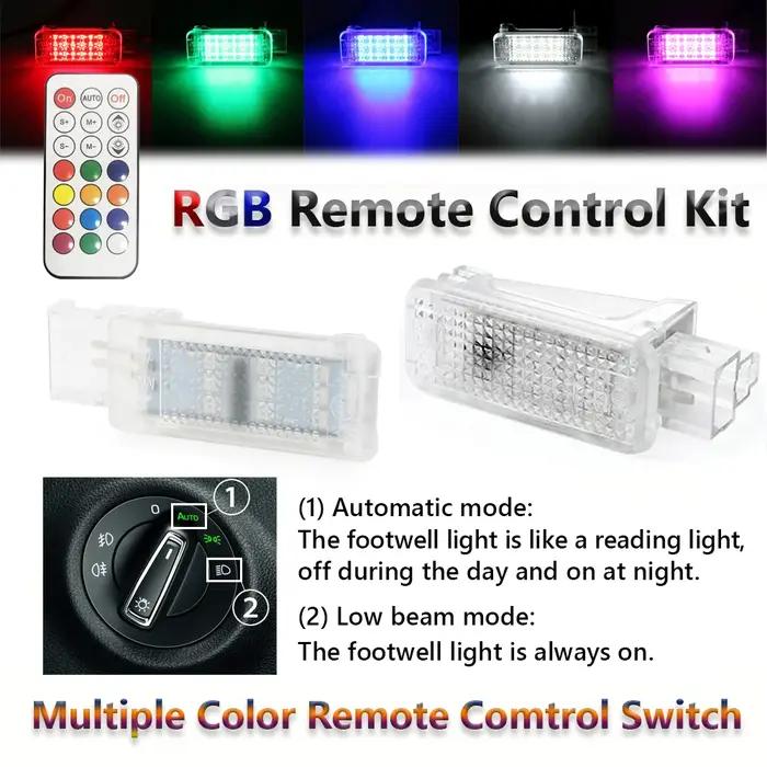 Lumière de plancher LED pour Audi, lampes de boîte de rangement à bagages, A4, B5, Dieux, B7, B8, A3