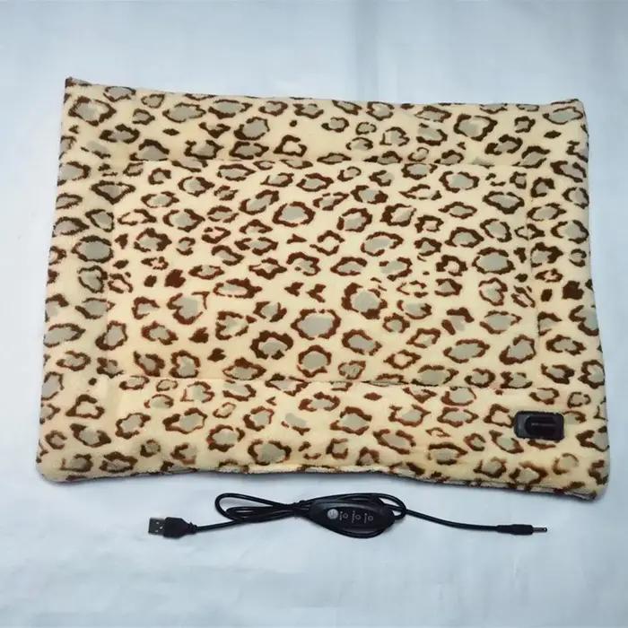 Coussin chauffant lavable pour animaux de compagnie