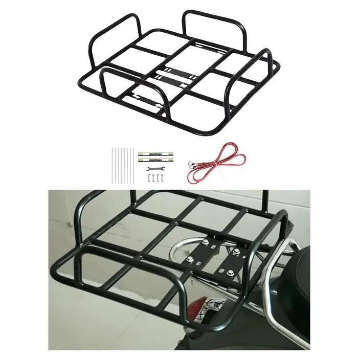 Panier de vélo arriere en fer robuste et decoratif pour transport facile sur vélo de montagne ou véhicule électrique occasions spéciales
