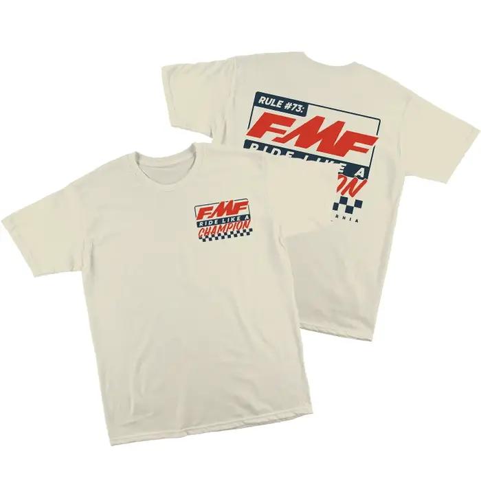 T-shirt FMF Chequered Flag 2026 pour hommes et femmes, vêtements d'été en coton Y2K, mode sportive,