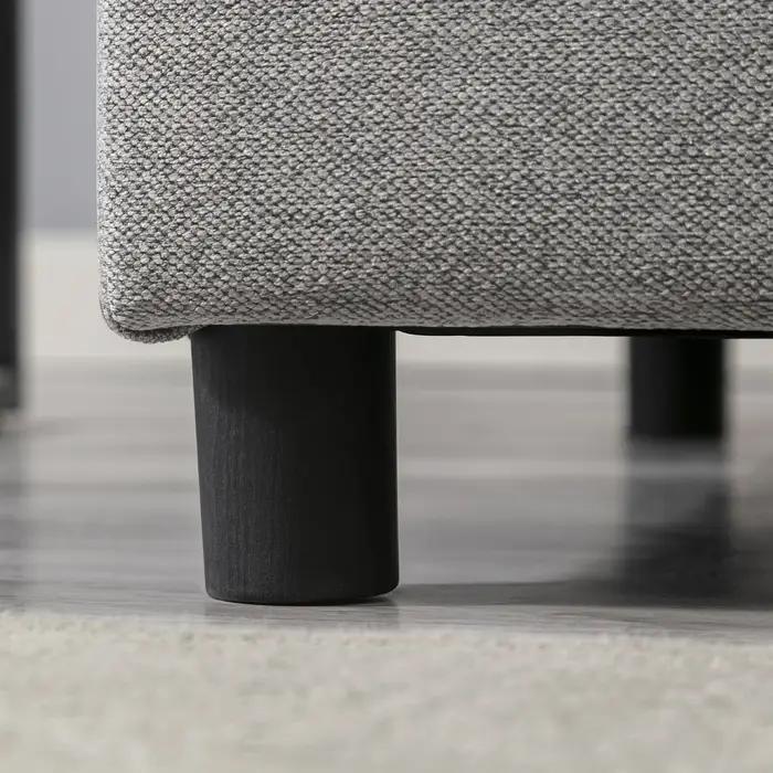 HORGgland-Canapé 3 places en tissu lin, confortable, moderne, pour salon