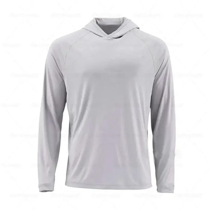 Veste de pêche homme à manches longues respirante protection UV capuche couleur variée ocasions spéciales pêche extérieur