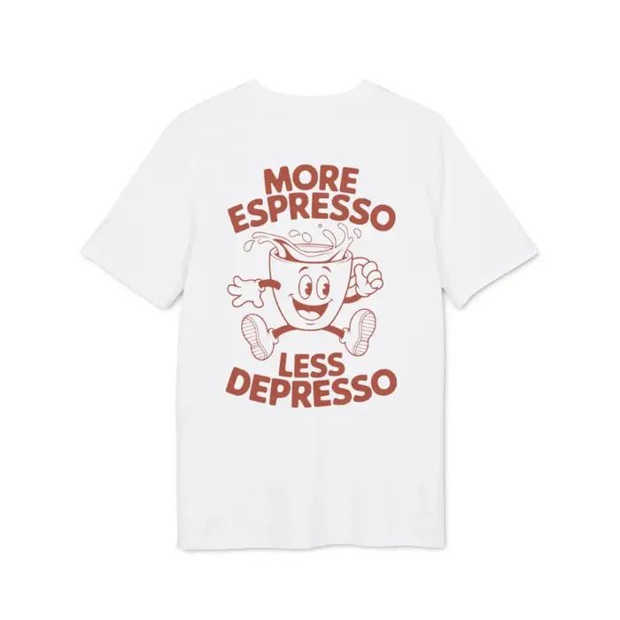 Citations intéressantes de chemises pour passionnés de café, manches courtes d'été en pur coton pour