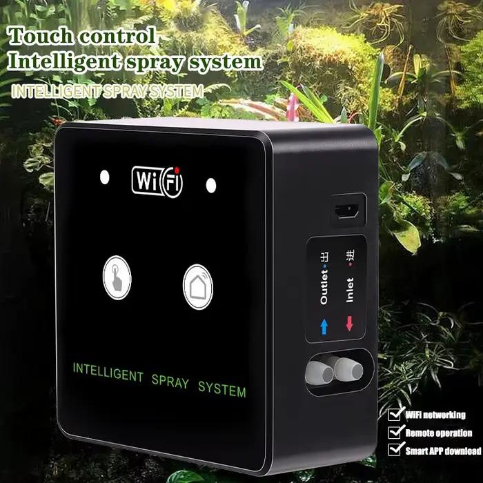 Pulvérisateur de forêt tropicale, contrôle WiFi, brume automatique, synchronisation de la forêt trop