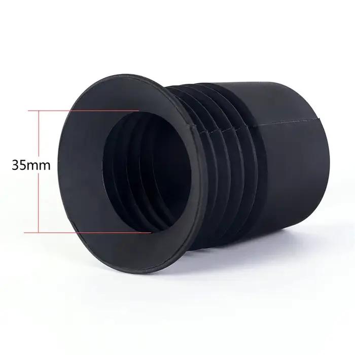 Protecteur oculaire en caoutchouc 40mm pour lunette de chasse - Couvre-objectif anti-recul 4-16x44