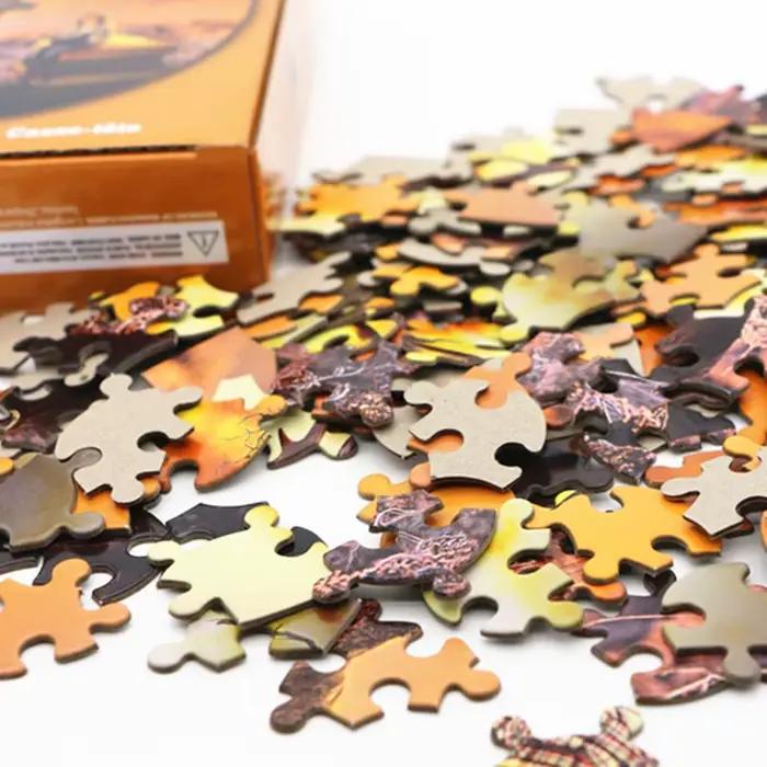 500 pièces Puzzle créatif diverses paysages assemblage photo adultes Anti-Stress Puzzles jouets pour