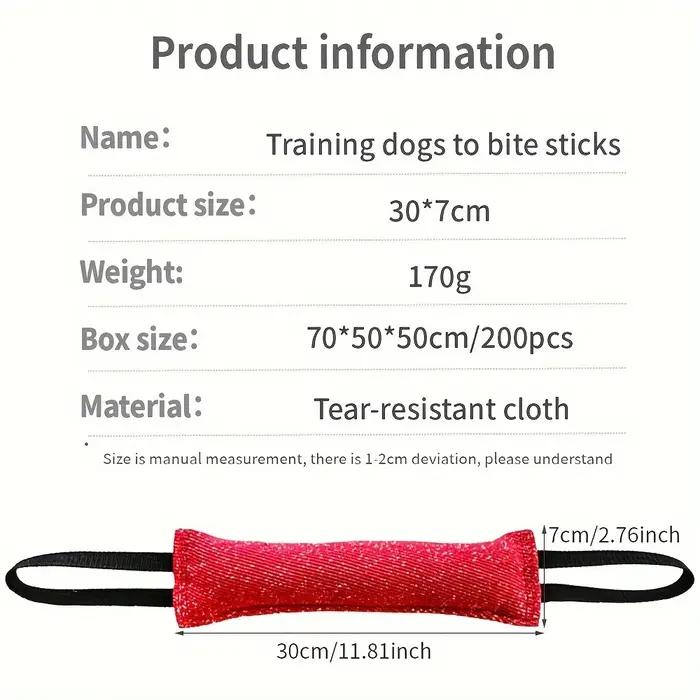 Bâton de morsure d'entraînement pour chien