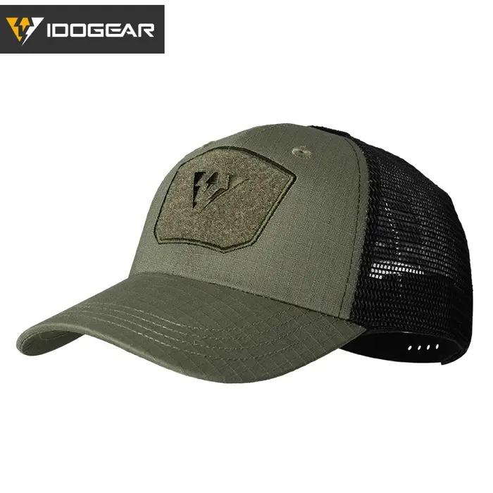 IDOGEAR Tactical Baseball Cap Breathable Mesh Summer Hat - Sun Protection & Ligh