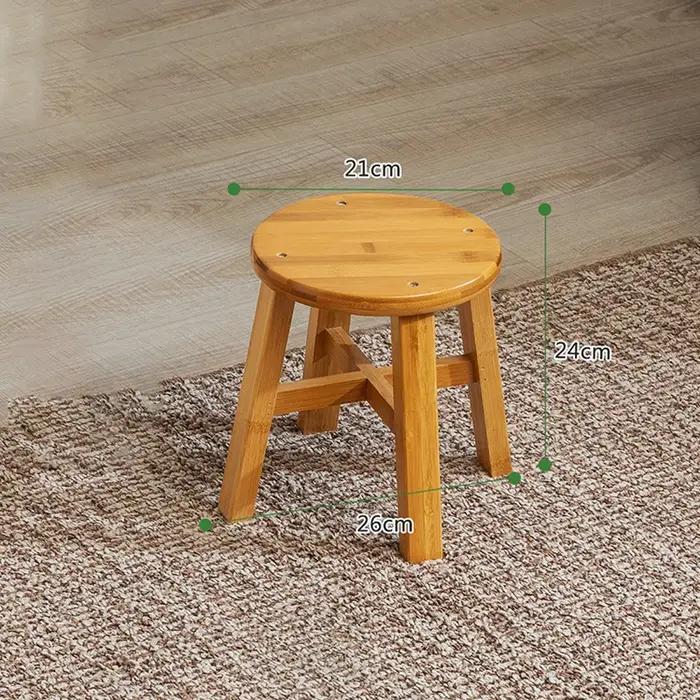 Tabouret d'appoint en bois