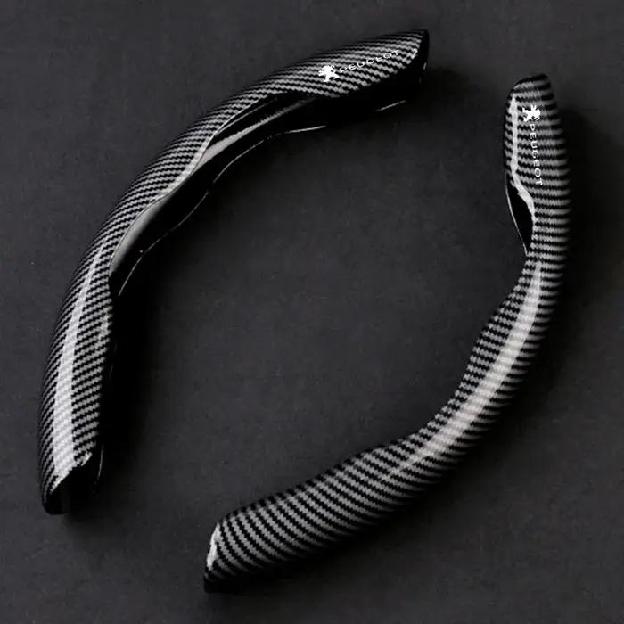 Volant carbone anti-dérapant Peugeot - Protection couvre-volant sportif pour 108 208 3008 508 et modèles