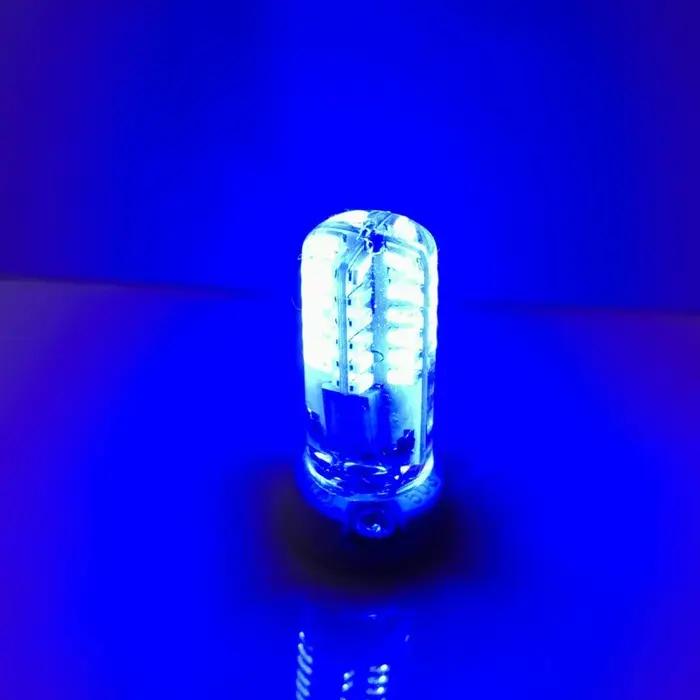 Mini ampoule de maïs G4 LED pour la décoration de lustre à la maison, lampe en silicone, bleu, vert,